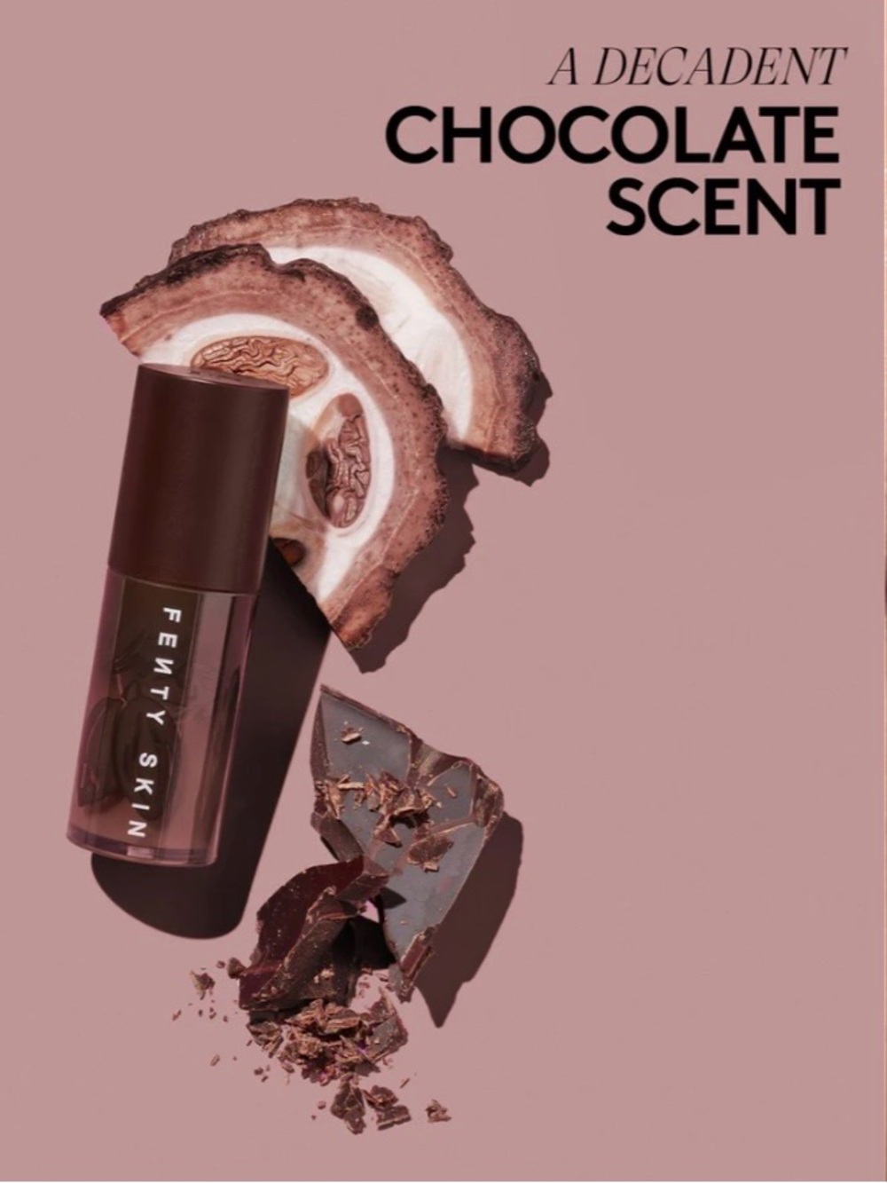 Fenty Treatz Hydrating + Strengthening Lip Oil in Cacao New without Box - Picture 4 of 10
